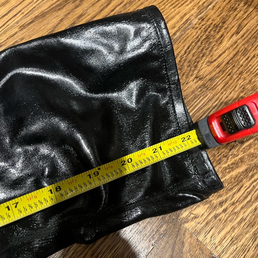 VALENTINO Black Over-the-Knee Patent Leather Boots - Picture 5 of 5